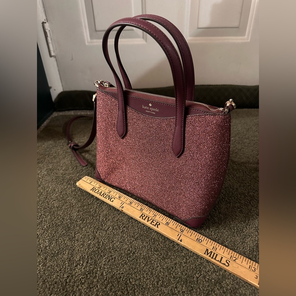 Kate Spade Rose Glitter Satchel